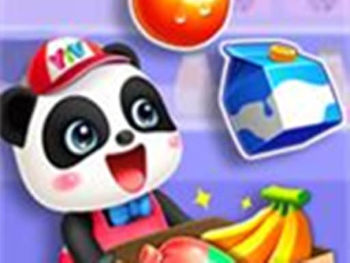 Cute Panda Supermarket - Fun Shopping gameplay