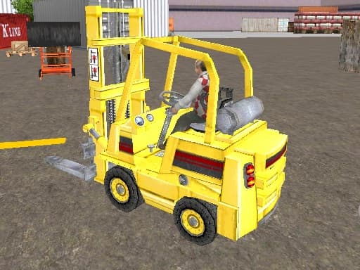 Driving Forklift Sim gameplay