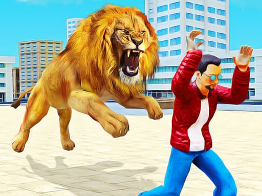 Lion Simulator Attack 3d Wild Lion Games gameplay