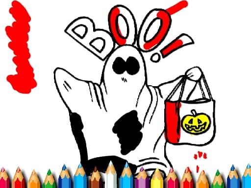 Halloween Coloring Book gameplay