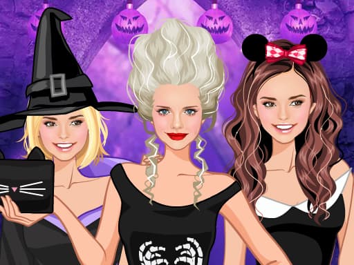 Halloween dress up game gameplay