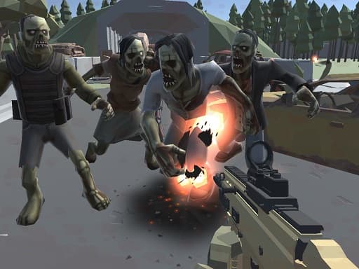 Poligon War Zombie Apocalypse gameplay