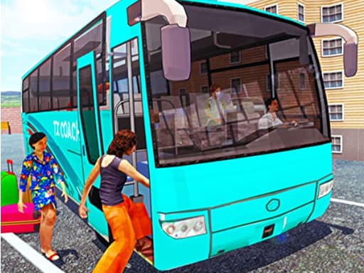 Off Road bus Transport Driver: Tourist Coach Sim gameplay