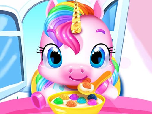 Magical Unicorn Pet Care gameplay