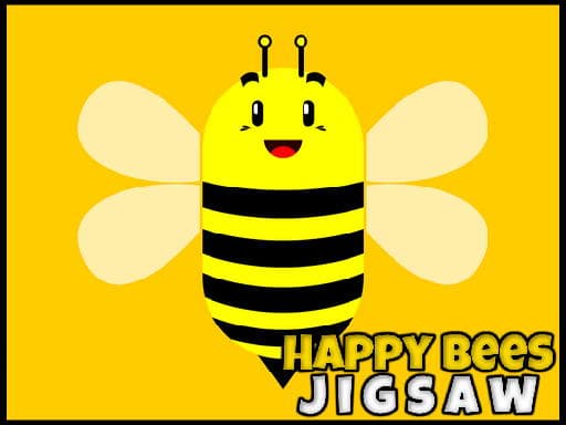 Happy Bees Jigsaw gameplay