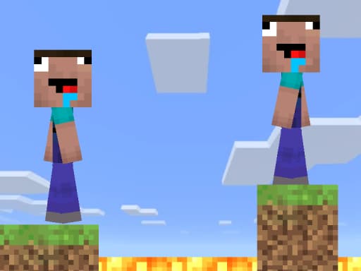 Monster School Parkour Challenge gameplay