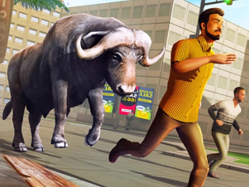 Angry Bull Attack Wild Hunt Simulator gameplay