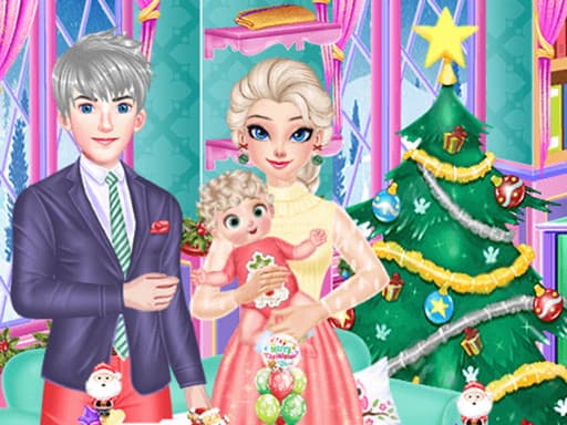 Frozen Family Christmas Preparation gameplay
