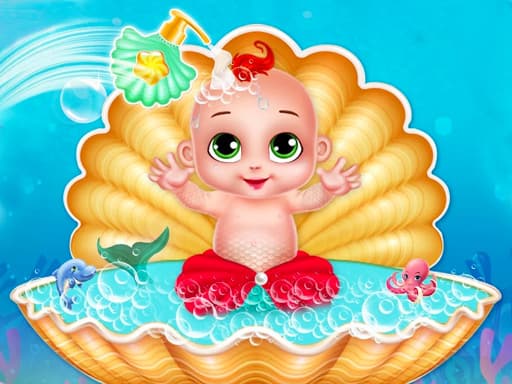 Mermaid Baby Care gameplay