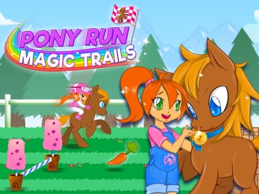 Pony Run : Magic Trails gameplay