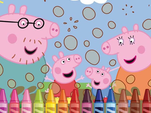 Peppa Pig Coloring gameplay