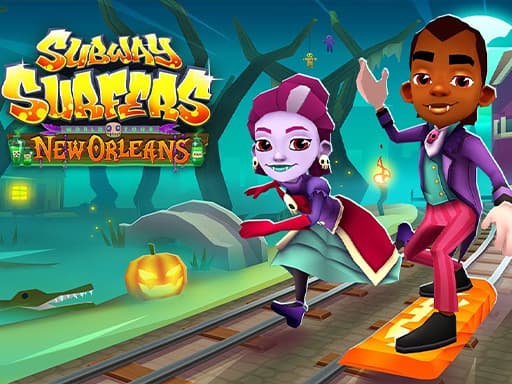 Subway Surfers Halloween Puzzle gameplay