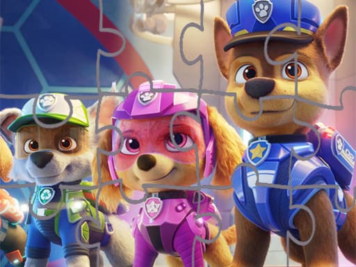Paw Patrol Jigsaw Game gameplay