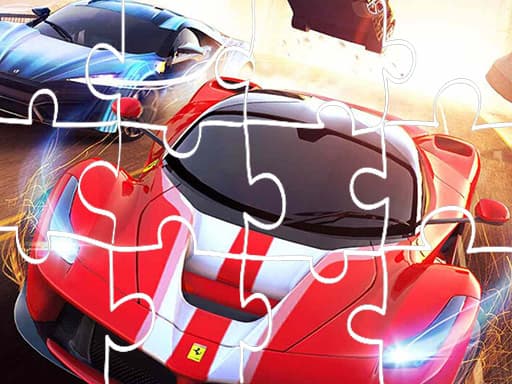 Racing Crash Jigsaw gameplay