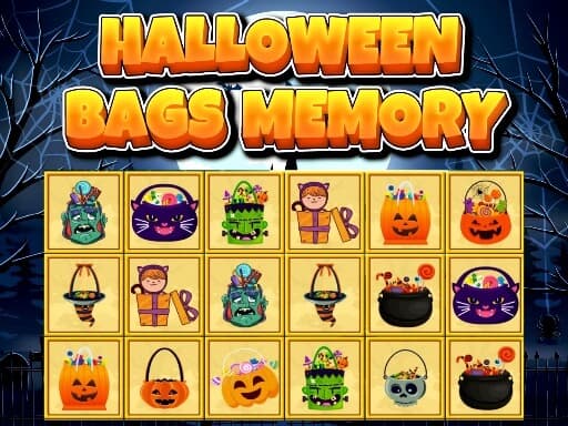 Halloween Bags Memory gameplay