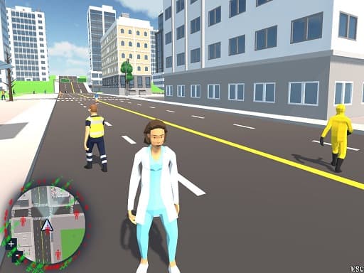 Corona-Virus Crazy Doctor Simulator gameplay