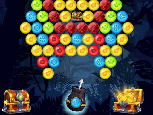 Bubble Shooter Golden Chests gameplay