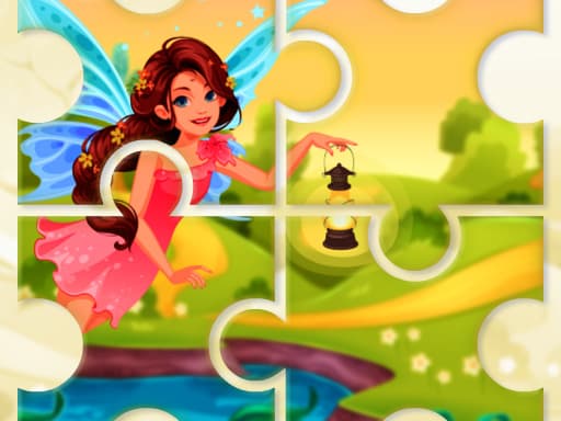 Little Cute Summer Fairies Puzzle gameplay