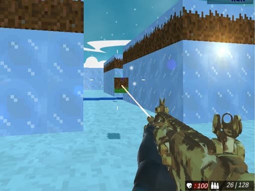 Blocky Swat Shooting IceWorld Multiplayer gameplay