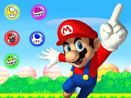 Super Mario Match 3 Puzzle gameplay