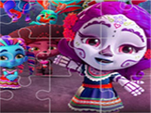 Super Monster Halloween Jigsaw gameplay