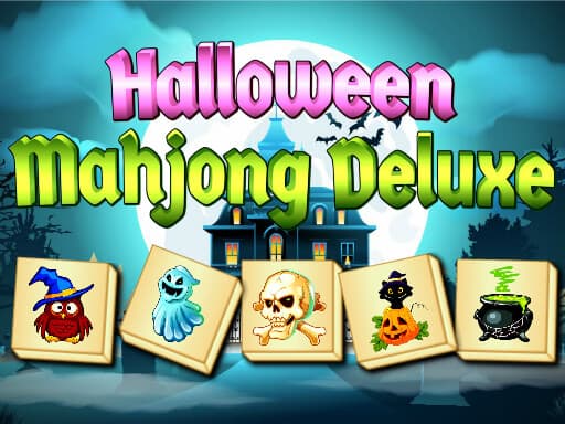 Halloween Mahjong Deluxe gameplay