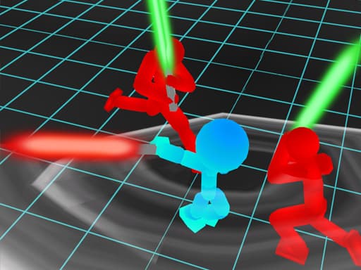 Stickman Neon Warriors: Sword Fighting gameplay
