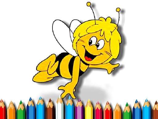 Maja the Bee Coloring Book gameplay