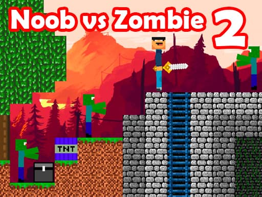 Noob vs Zombie 2 gameplay