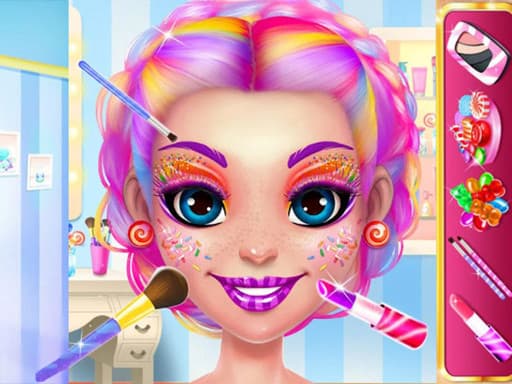Candy Makeup Fashion Girl gameplay