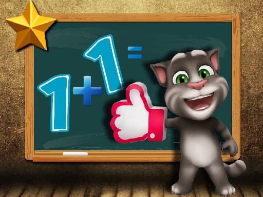 Talking Tom Math Test gameplay