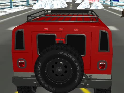 Snow Plow Jeep Driving gameplay