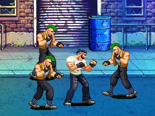 Beat Em Up Street fight 2D gameplay