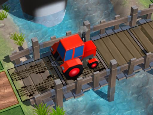 Tractor Puzzle Farming gameplay