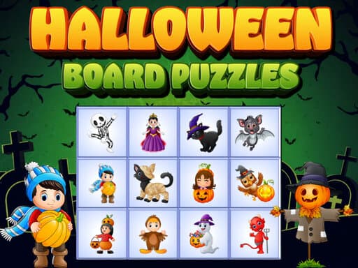 Halloween Board Puzzles gameplay