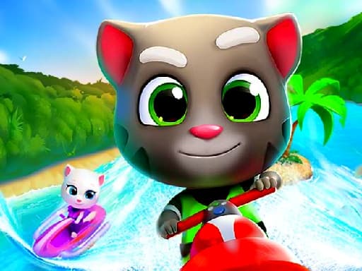 Cartoon Talking Tom Jigsaw Puzzle gameplay