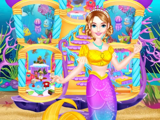 Mermaid House Cleaning And Decorating gameplay