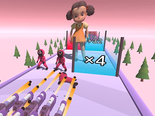 Squid Game Gun Fest gameplay
