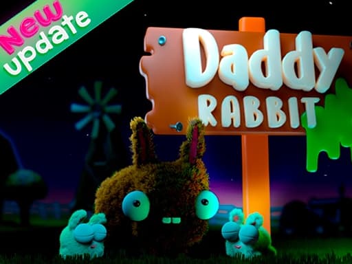Daddy Rabbit : Zombie invasion in the farm gameplay