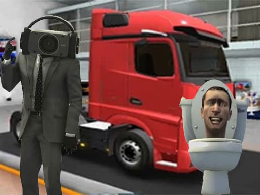 Truck Simulator Skibidi Toilet gameplay