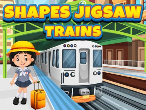 Shapes Jigsaw Trains gameplay