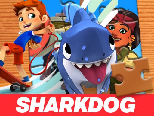 Sharkdog Jigsaw Puzzle gameplay