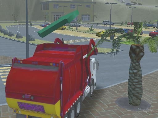 Island Clean Truck Garbage Sim gameplay