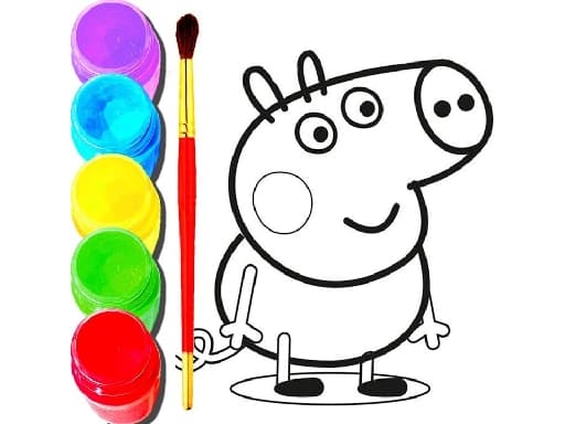 BTS Peppa Pig Coloring gameplay