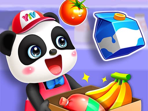 Cute Panda Supermarket gameplay