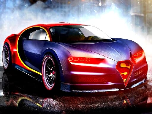 Racing Bugatti Jigsaw Puzzle gameplay