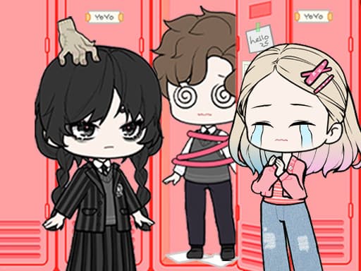 School Style Dress Up gameplay