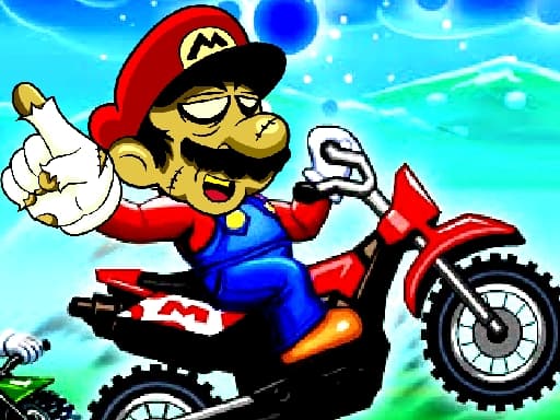 Super Mario Halloween Wheelie gameplay