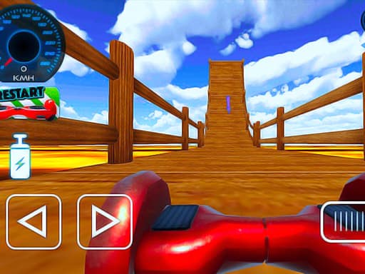 Hoverboard Stunts Hill Climb gameplay