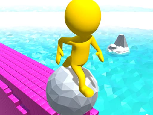 Roll Run 3D - Tap to roll gameplay